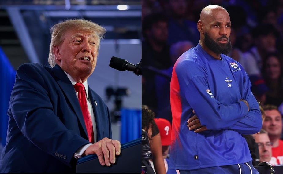 Donald Trump mostró su descontento con LeBron James / Foto: AFP