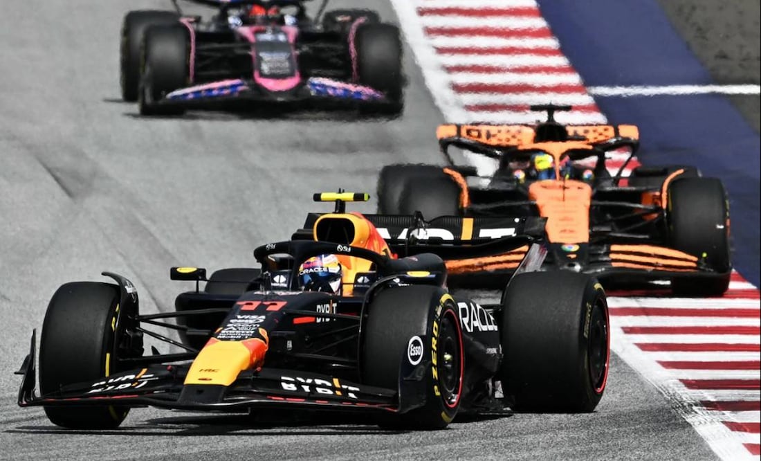 Checo Pérez, quien trabajó en su recuperación y logró sumar buenos puntos este domingo en el Red Bull Ring. Foto: AFP.