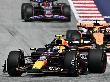 Checo Pérez termina en séptimo en el GP de Austria