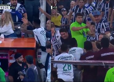 John Steven Mendoza protagoniza altercado con aficionado tras expulsión en partido contra Rayados
