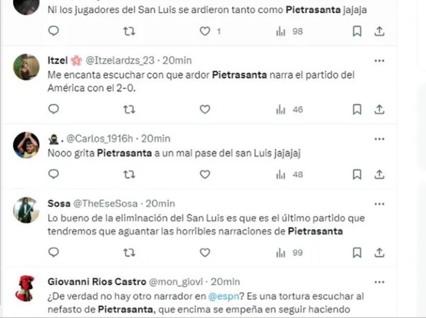 Usuarios de redes sociales explotaron contra Jorge Pietrasanta - Imago7