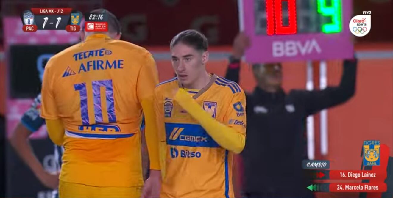 Gignac ignoró por completo a su compañero Marcelo Flores / Foto: Especiales