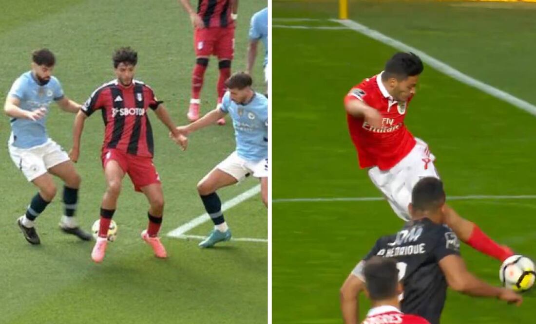 Raúl Jiménez puede presumir que tiene una asistencia de taco y otra de rabona en su carrera. Foto: Especial