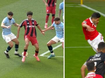 Raúl Jiménez es experto en dar asistencias de lujo: ya había hecho una de rabona con Benfica