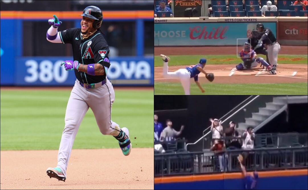 Ketel Marte pegó de jonrón y golpeó en el rostro a una aficionada. FOTO: Especial