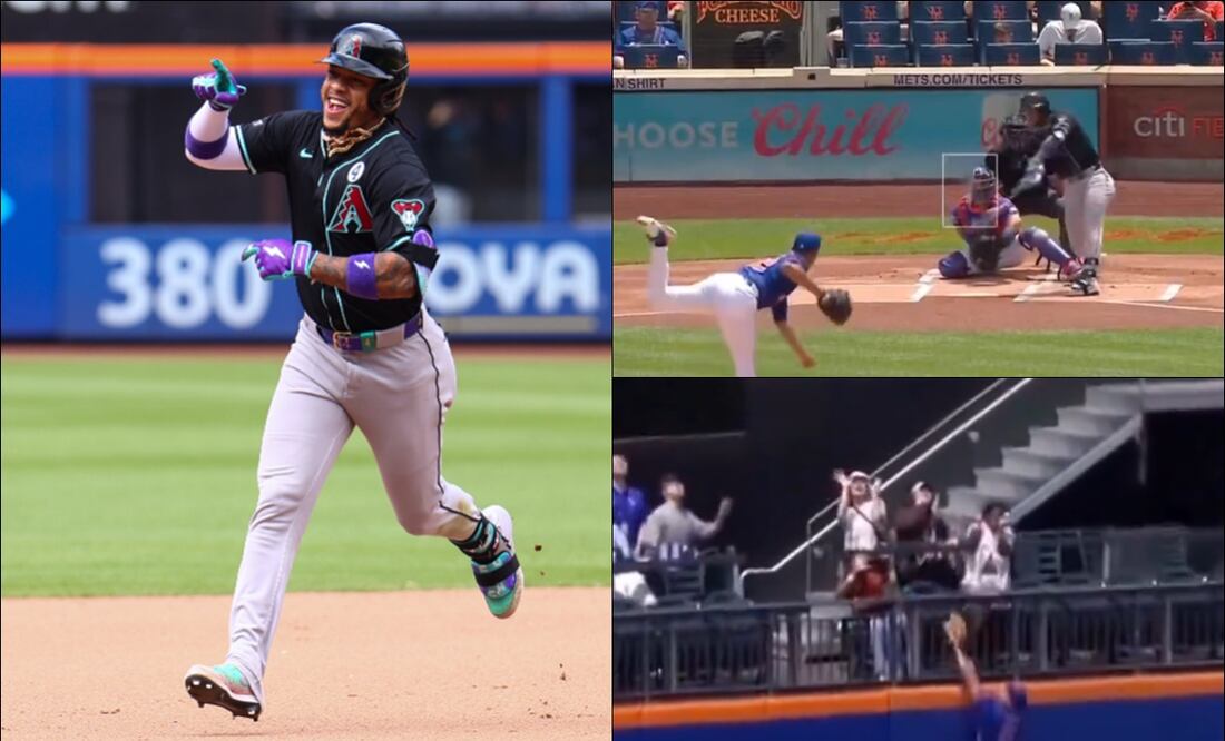 Ketel Marte pegó de jonrón y golpeó en el rostro a una aficionada. FOTO: Especial