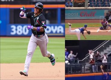 Segunda base de Diamondbacks conecta jonrón y pega en el rostro de una aficionada