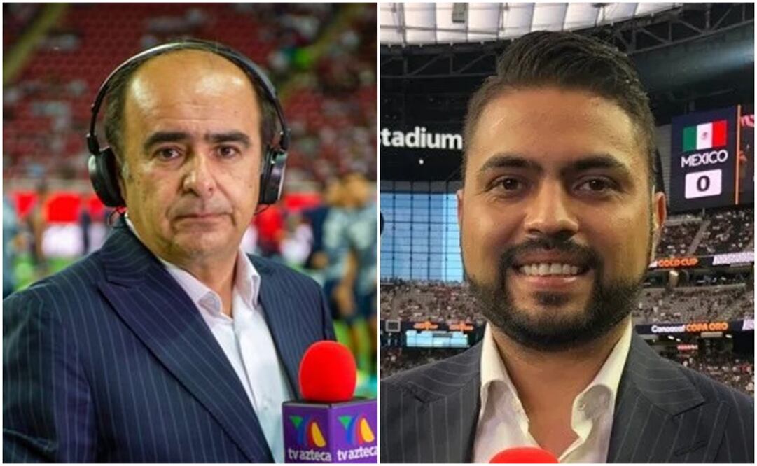 David Medrano y Omar Villarreal, comentaristas de Azteca Deportes - Foto: Especial