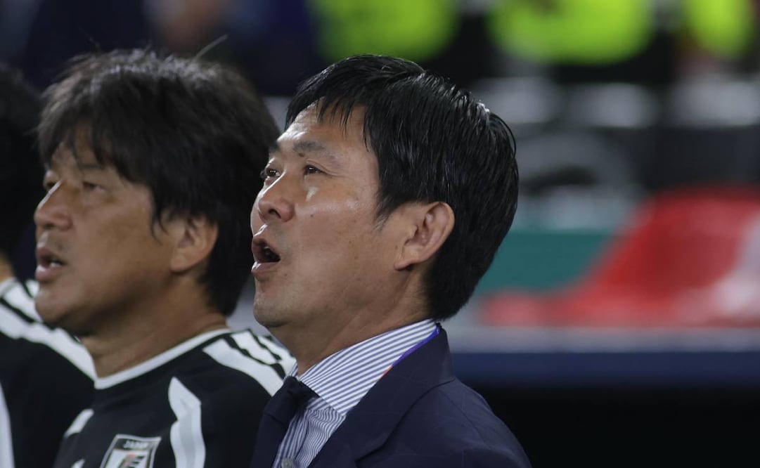 Hajime Moriyasu expresó su gratitud hacia la afición tricolor. FOTO: Carlos Mejía | EL UNIVERSAL