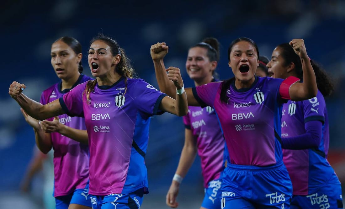 Las Rayadas tuvieron un juego de vuelta tranquilo.  Foto: Imago7.