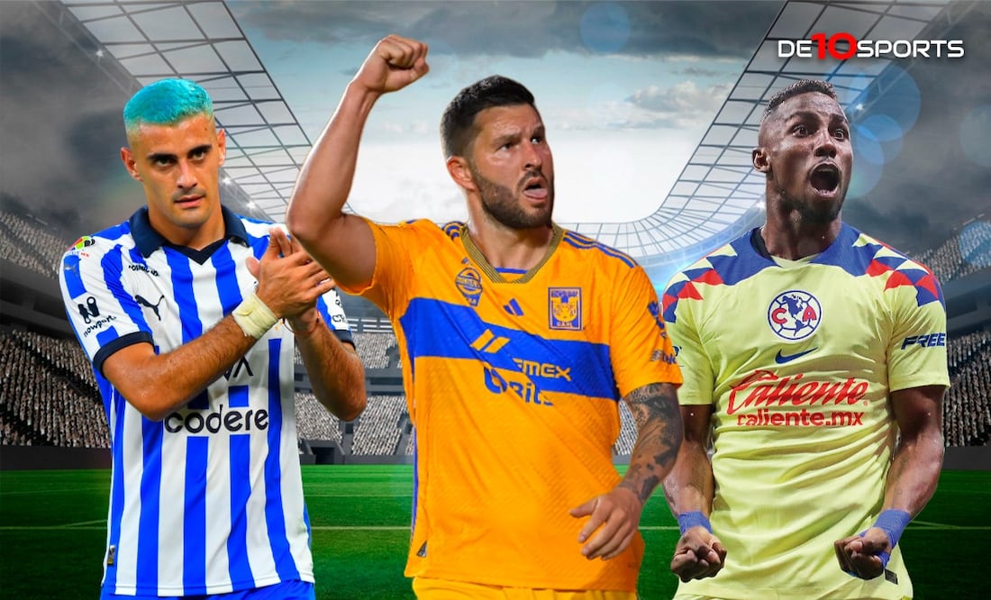 Germán Berterame, André-Pierre Gignac y Julián Quiñones / FOTOS: Imago7