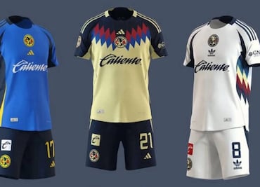 Filtran en redes sociales los tres uniformes que usará América con Adidas