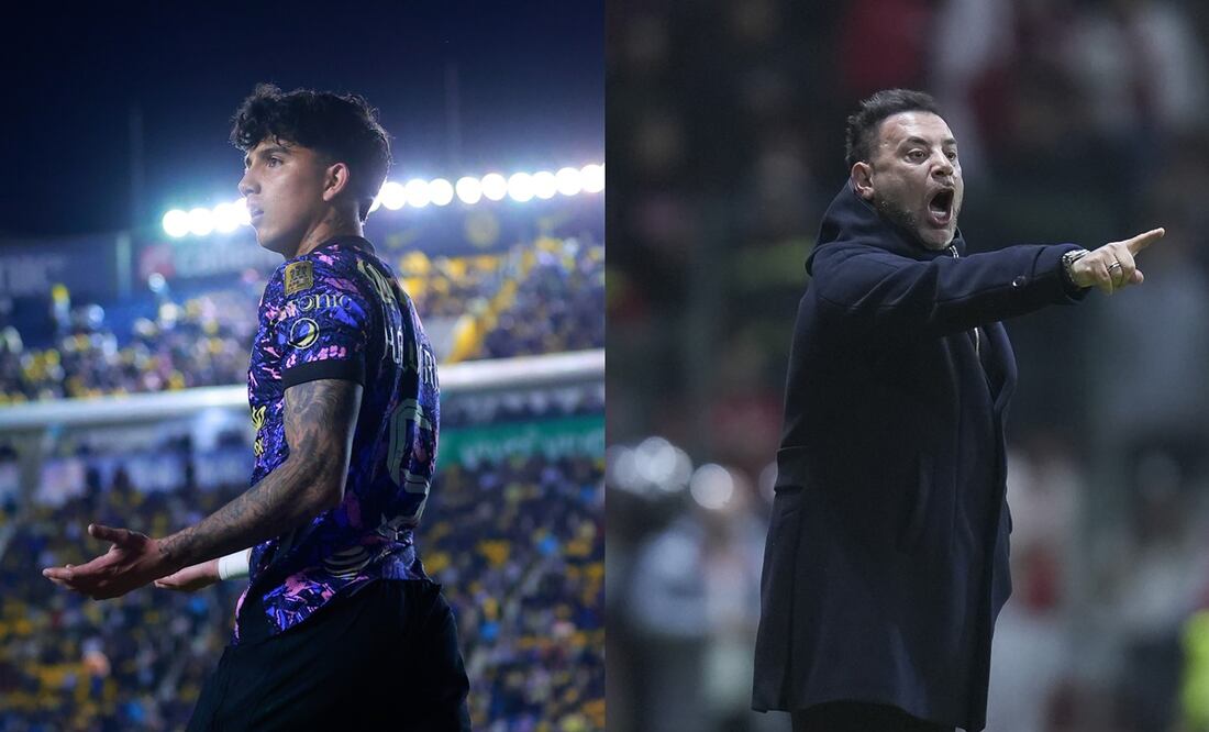 Kevin Álvarez y Antonio Mohamed durante el Clausura 2025 - Foto: Imago7