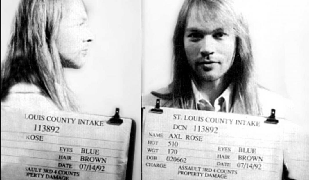 Las fotos de 10 rockstars arrestados en Estados Unidos