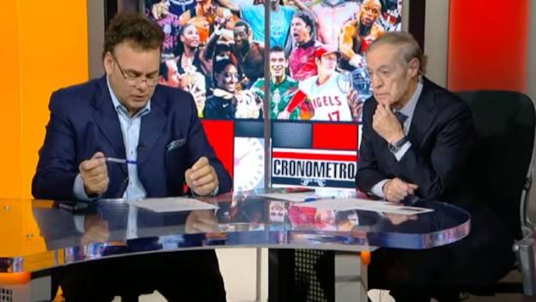 Joserra y David Faitelson tuvieron muchas peleas épicas en el programa de Cronómetro. Foto: Especial