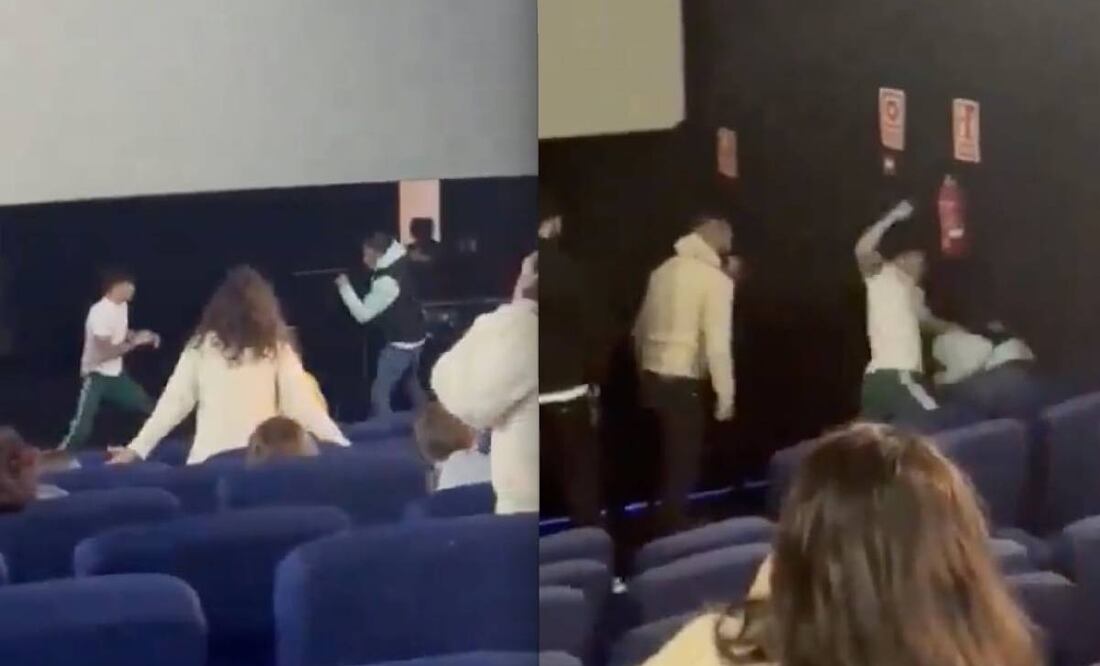 Antonio Barrul, boxeador profesional español, se hizo viral por defender a una mujer que era agredida en una dala de cine. Foto: Especial