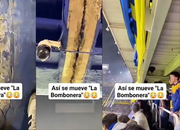 Argentinos presumen todas las grietas que tiene La Bombonera y cómo se mueve mientras apoyan