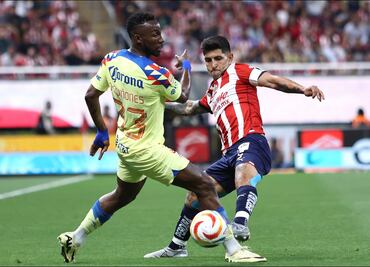 Julián Quiñones regresa al once titular del América para enfrentar esta noche al Guadalajara
