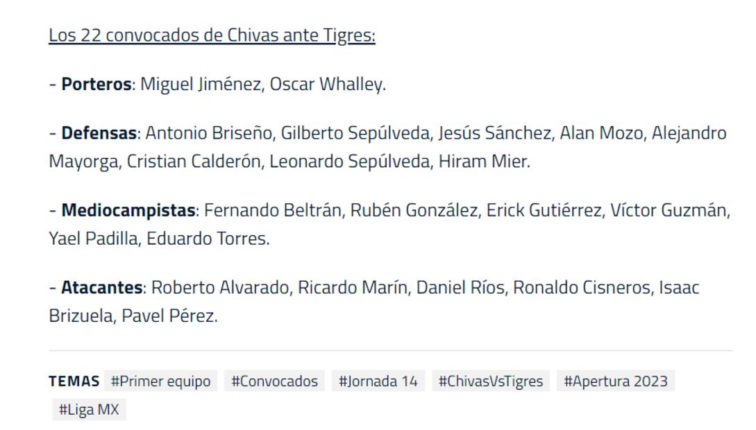 Chicote Calderón, luego de su indisciplina, regresó a las convocatorias con Chivas.