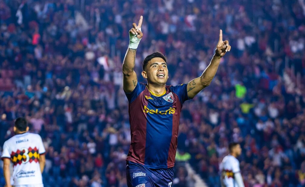 Edson Partida celebrando su anotación con Atlante en la Final de la Liga Expansión MX / FOTO: Imago7