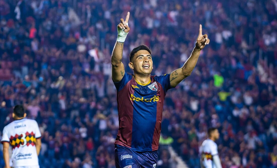 Edson Partida celebrando su anotación con Atlante en la Final de la Liga Expansión MX / FOTO: Imago7