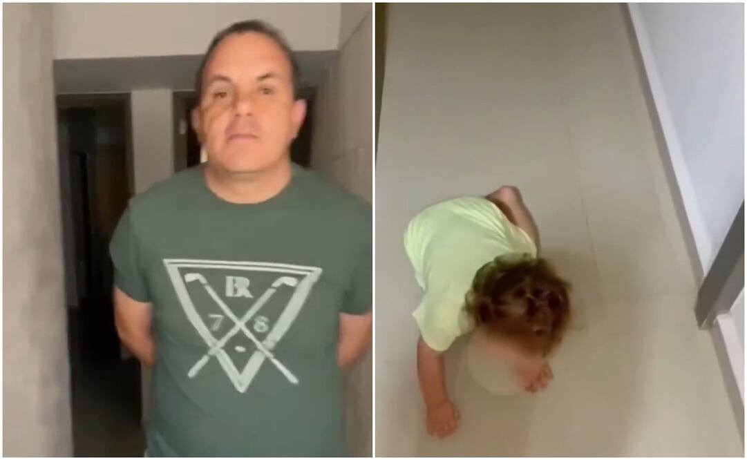 El diputado federal mantuvo una pose retadora en el video que fue publicado en redes | FOTOS: redes sociales