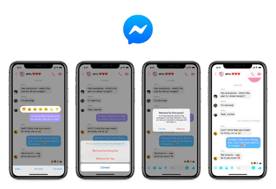 ¡Por fin! Ya puedes borrar mensajes en Facebook Messenger