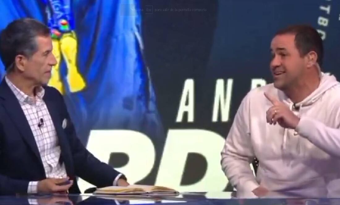 André Jardine no se achicó en la entrevista que le dio a Javier Alarcón en ESPN. Foto: Especial