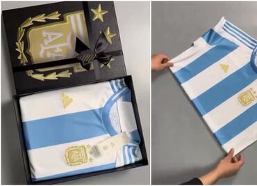 Filtran posible jersey de Argentina para la Copa América 2024