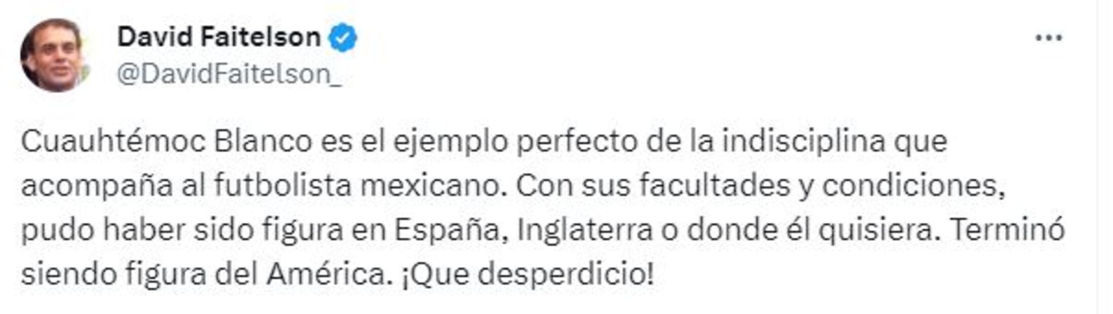 Foto - Twitter: @DavidFaitelson_