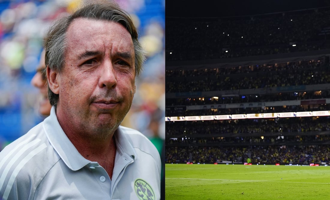 Emilio Azcárraga/ Vista panorámica del Estadio Azteca, antes de someterse a remodelaciones - Fotos: Imago7