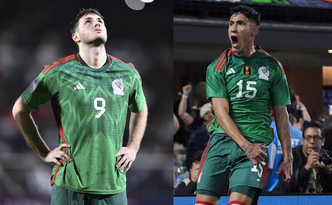 Santiago Giménez no lució con el Tri, contrario a Antuna que tuvo su resurgir. Fotos: Imago7