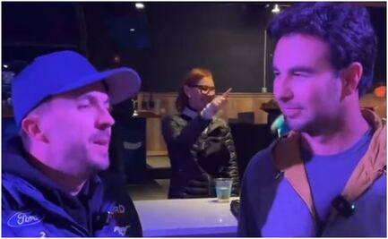 Checo Pérez sostiene interesante encuentro con Frankie Muniz de 'Malcolm el de en medio'