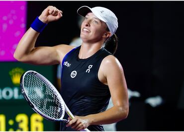 Iga Swiatek peleará el título de las WTA Finals Cancún 2023 tras vencer a Aryna Sabalenka