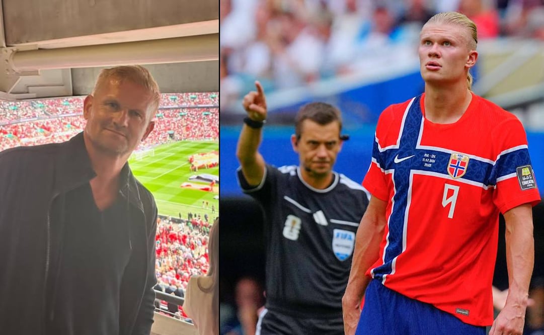 Alfie Haaland cuestionó la actuación del árbitro Clément Turpin en el Noruega vs Inglaterra. FOTO: Captura / Imago7