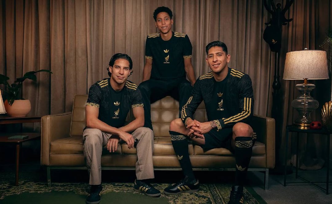 La Selección mexicana recién estrenó su uniforme negro con dorado. Foto: Especial