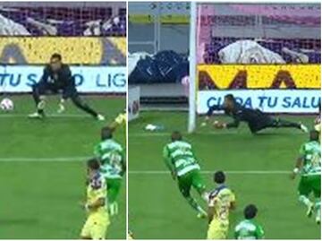 VIDEO: ¡Se lo comió! Malagón comete grave error que termina en gol contra el América