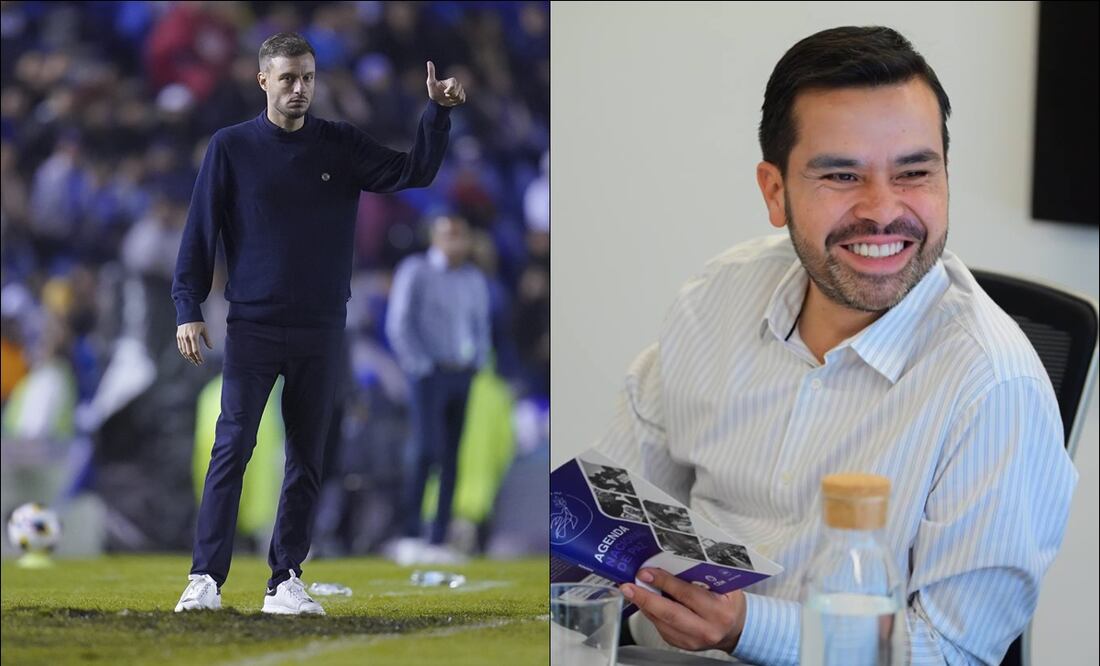 Martín Anselmi y Jorge Álvarez Máynez. FOTOS: Imago7 /Especial