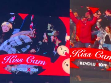 VIDEO: Aficionado de Xolos fue bateado en la Kiss Cam, pero una desconocida se animó a besarlo