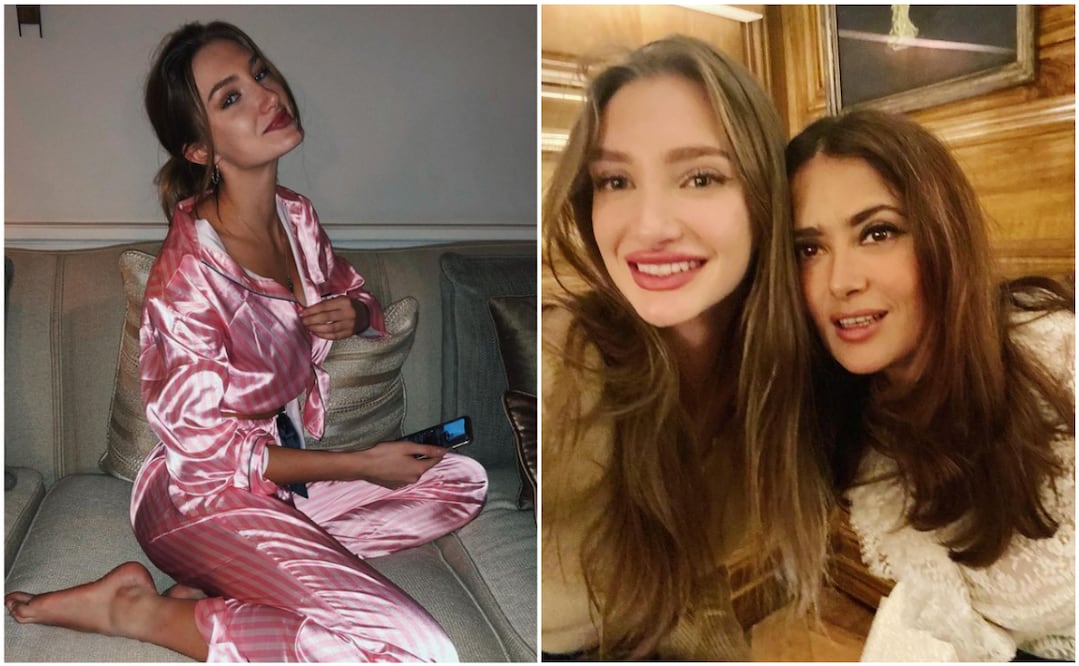 Fotos: Instagram @mathildepinault/@salmahayek