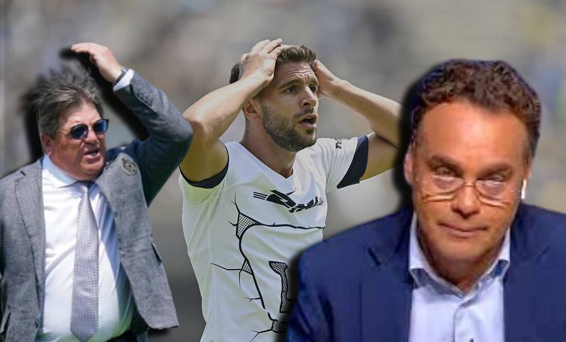Miguel Herrera, Lisandro Magallán en CU y David Faitelson en ESPN / FOTOS: Imago7 y Captura