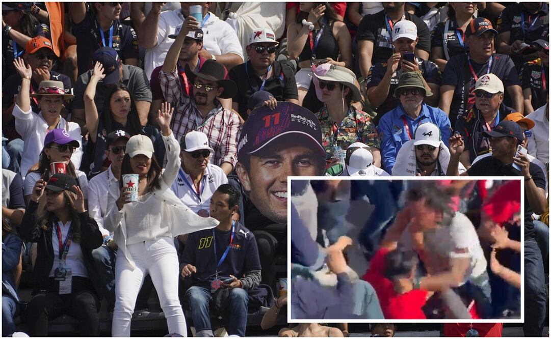 GP de México, pelea / FOTO: AP y Captura