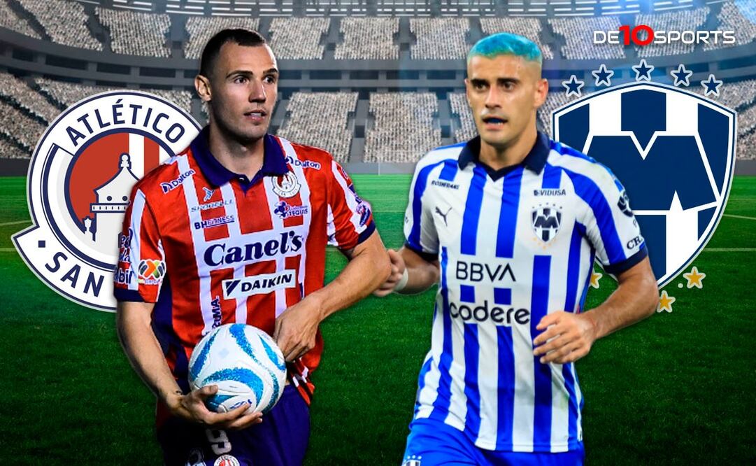 Léo Bonatini y Germán Berterame con el San Luis y Rayados, respectivamente / FOTOS: Imago7