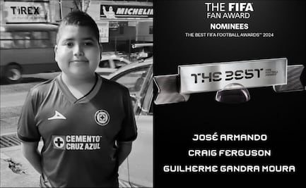 José Armando, el pequeño aficionado de Cruz Azul, es nominado por la FIFA al premio The Best 2024