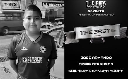 José Armando, el pequeño aficionado de Cruz Azul, es nominado por la FIFA al premio The Best 2024