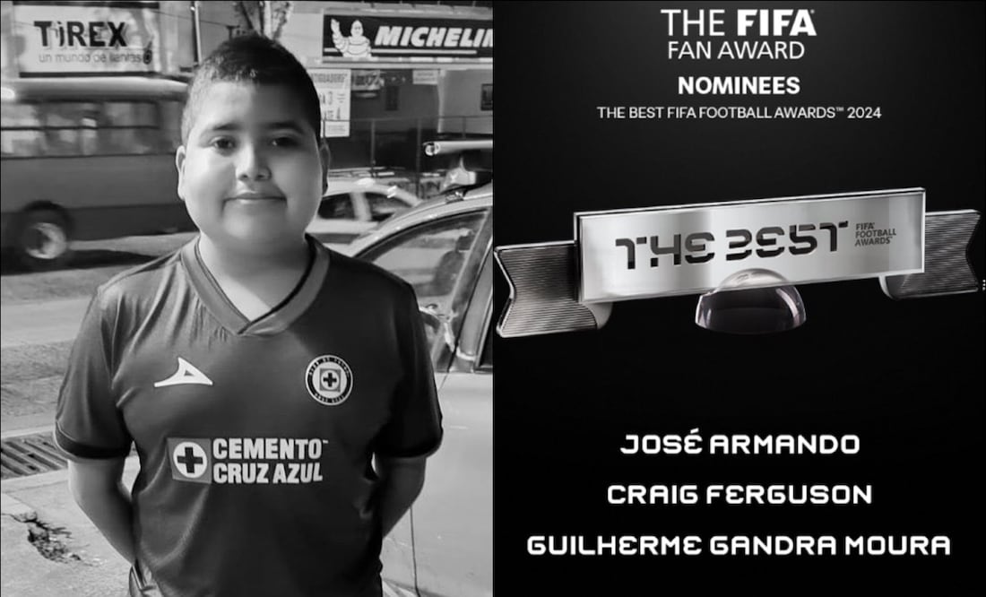 José Armando es nominado por la FIFA a la Mejor Afición dentro de la entrega de premios The Best 2024. FOTO: Especial
