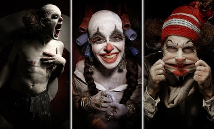 ¿Miedo a los payasos? No veas la siguiente galería de macabras fotografías