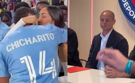 ¿Está estrenando romance? Ya se sabe a quién le dedicó el beso Chicharito Hernández en su presentación con Chivas