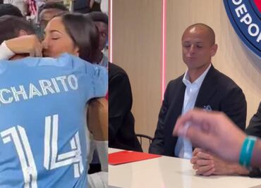 ¿Está estrenando romance? Ya se sabe a quién le dedicó el beso Chicharito Hernández en su presentación con Chivas