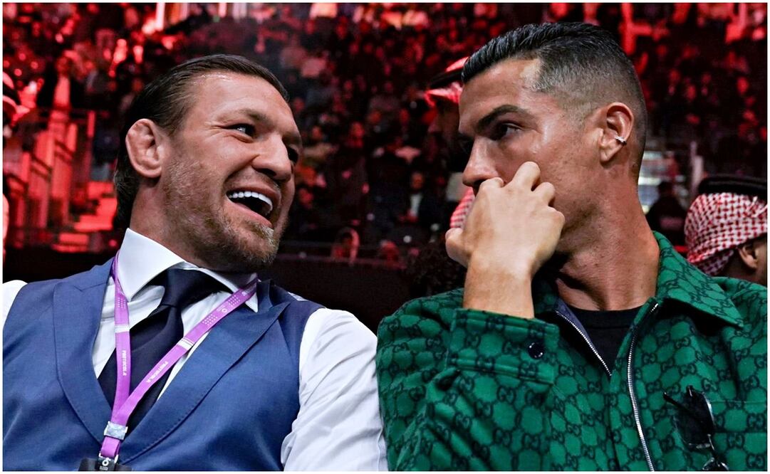 Connor McGregor y Cristiano Ronaldo en Day of Reckoning / FOTO: Especial
